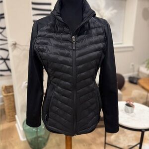 32 Degrees Women's Black Quilted Jacket